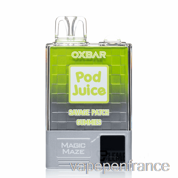Oxbar Magic Maze Pro 10000 Patchs Sauvages Jetables Gummies - Stylo Vape Pod Juice